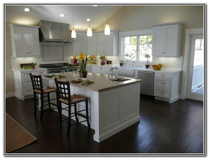 white kitchen cabinets with dark wood floors dark wood floor kitchen beautiful dark wood floor kitchen BWDBYOW