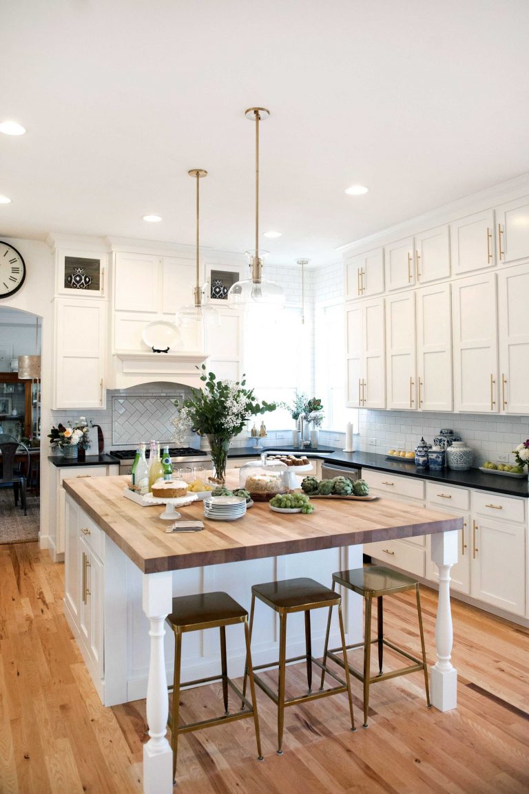 White Kitchen Island With Butcher Block Top Variations and Uses