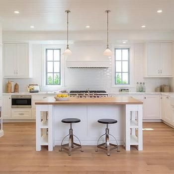white kitchen island with butcher block top white kitchen island with shelves and butcher block top PGSEPGQ
