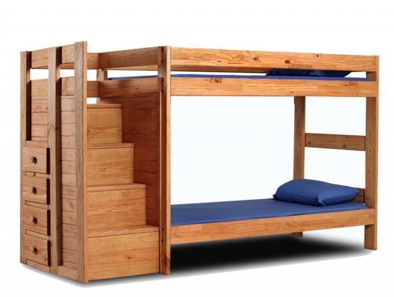 Wooden Bunk Beds With Stairs And Drawers Functionality and Versatility