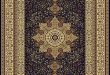 Amazon.com: Large Luxury Silk Traditional Rug For Living Room Navy
