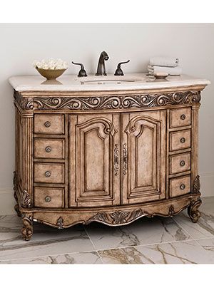Antique Bathroom Vanities For Elegant Homes