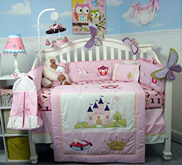 Amazon.com : SoHo Royal Princess Baby Crib Nursery Bedding Set 13