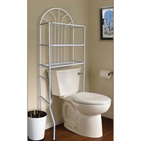 Metal Shelf Bathroom Space Saver no assembly required