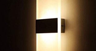 Amazon.com: Geekercity Modern Acrylic 6W LED Bedroom Wall Lamps