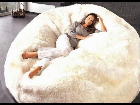 Large Bean Bag Chairs for Adults - YouTube
