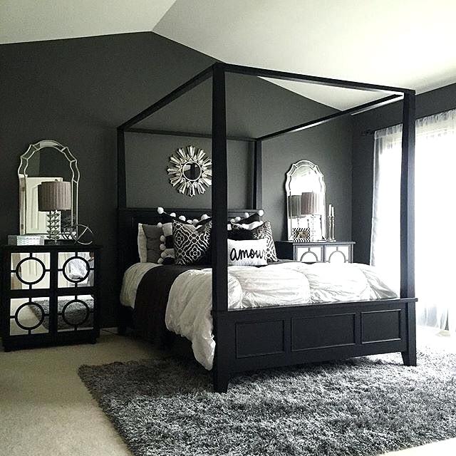 Grey Walls Black Furniture Full Size Of Bedroom Furniture Bedroom