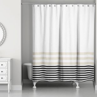 Black Shower Curtains You'll Love | Wayfair
