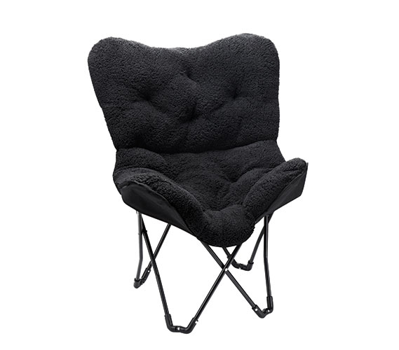 Overfilled Butterfly Chair - Ultra Plush Black College Items Cool