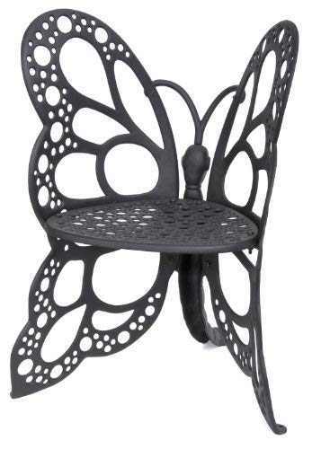 Amazon.com : Flower House FHBC205 Butterfly Chair, Black : Patio