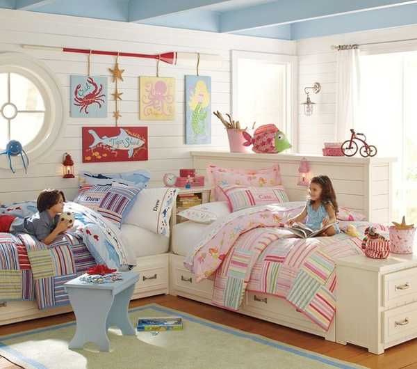 30 Kids Room Design Ideas with Functional Two Children Bedroom Decor