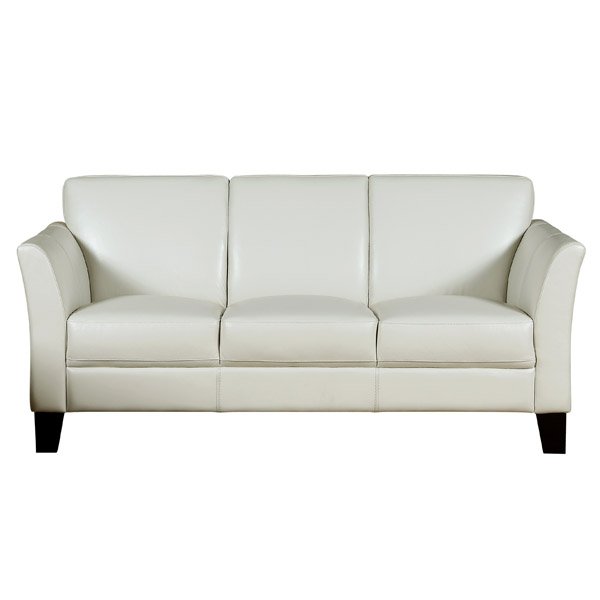 Touhill Cream Leather Sofa | Weekends Only Furniture