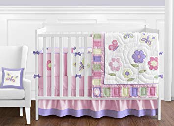Amazon.com : Pink and Purple Butterfly Flower Collection Baby Girl