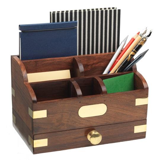 Wooden Desk Tidy | Home & Office | Royal Museums Greenwich Shop