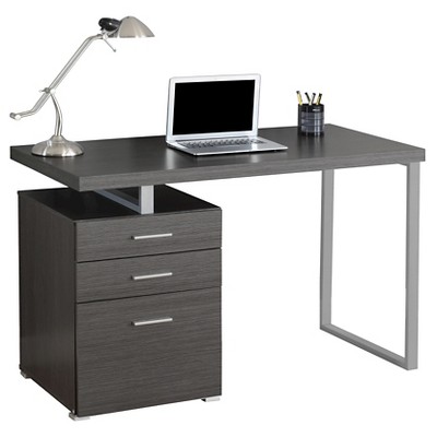Computer Desk With Drawers - Gray - EveryRoom : Target