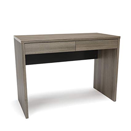 Amazon.com: Essentials Office Desk with Drawers - Modern 2-Drawer