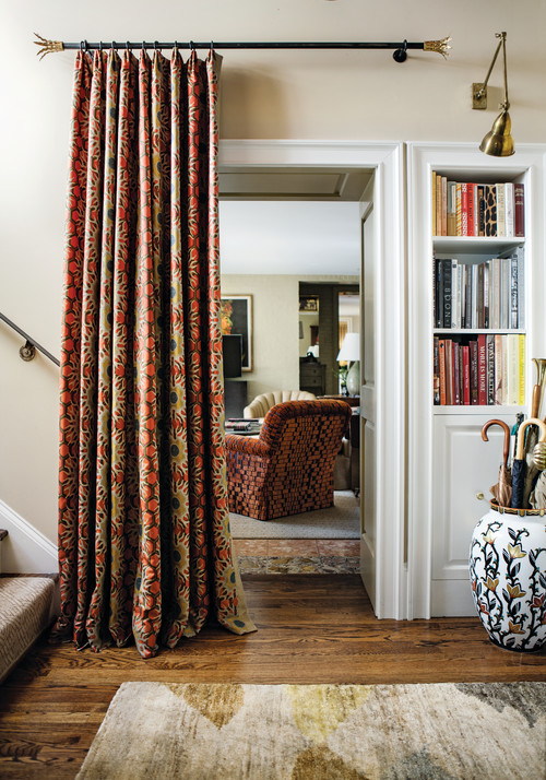 Curtains on Doorways: Creative Concealments - The Inspired Room