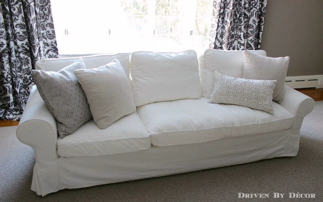 How We Supersized Our IKEA EKTORP Sofa | Driven by Decor