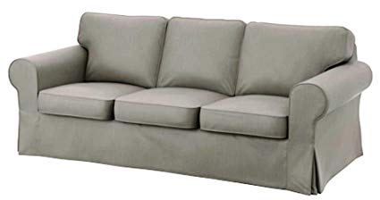 Amazon.com: IKEA Ektorp 3 Seat Sofa Cotton Cover Replacement is