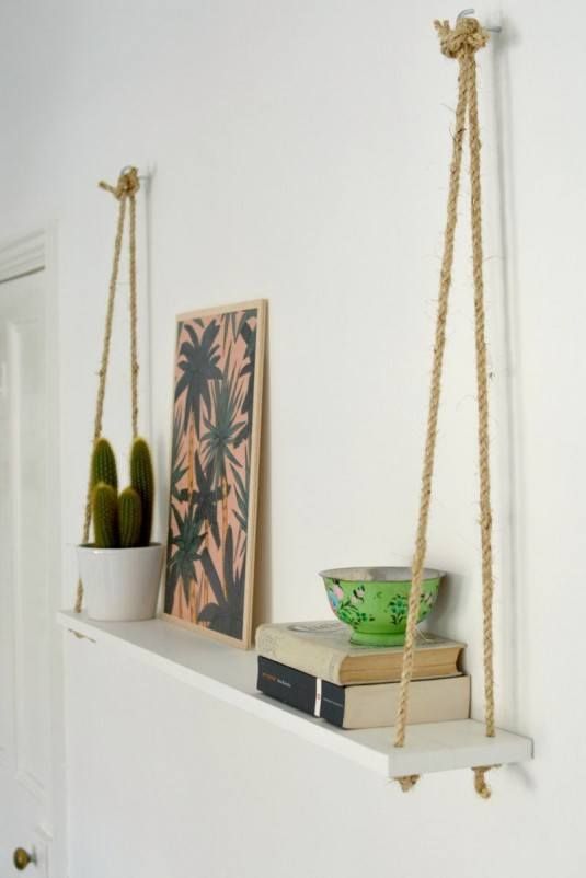 How To Make Diy Hanging Shelf The Easy Way | Amazing Home Design