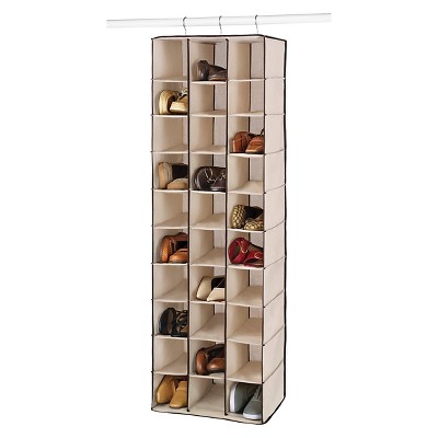 Whitmor 30 Section Hanging Shoe Shelves - Brown : Target