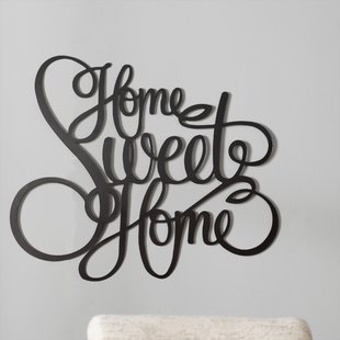 Home Sweet Home Wall Decor | Wayfair