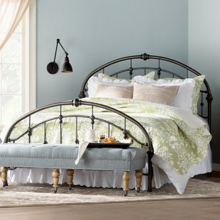 Queen Size Wrought Iron Beds You'll Love | Wayfair