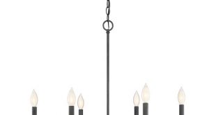 251 First Evelyn Aged Iron Six-Light Chandelier