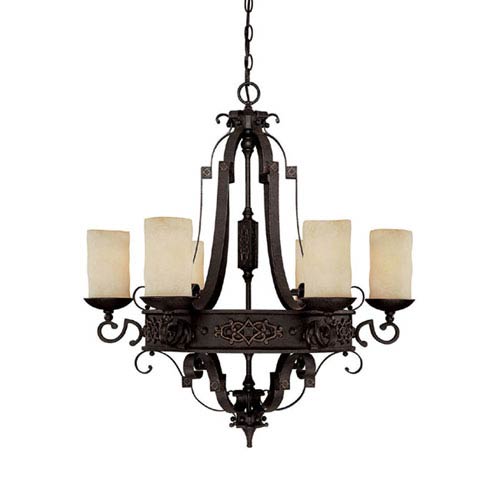 Wrought Iron Chandeliers Natural Iron Chandeliers | Bellacor