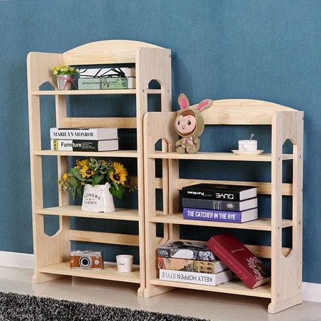 Bookcases Living Room Furniture Home Furniture Pine Solid wood kids