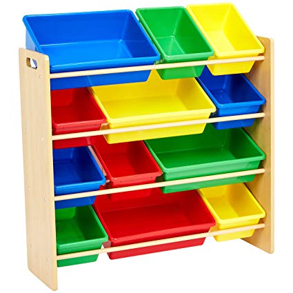 Amazon.com: AmazonBasics Kids' Toy Storage Organizer - Natural