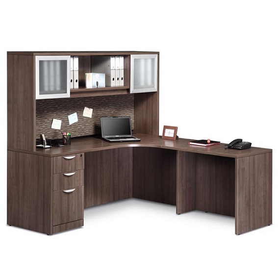 Ndi Office Furniture Executive L-Shaped Desk - Pl24 | L-Shaped Desks