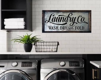 Laundry room decor | Etsy