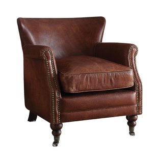 Full Grain Leather Club Chair | Wayfair