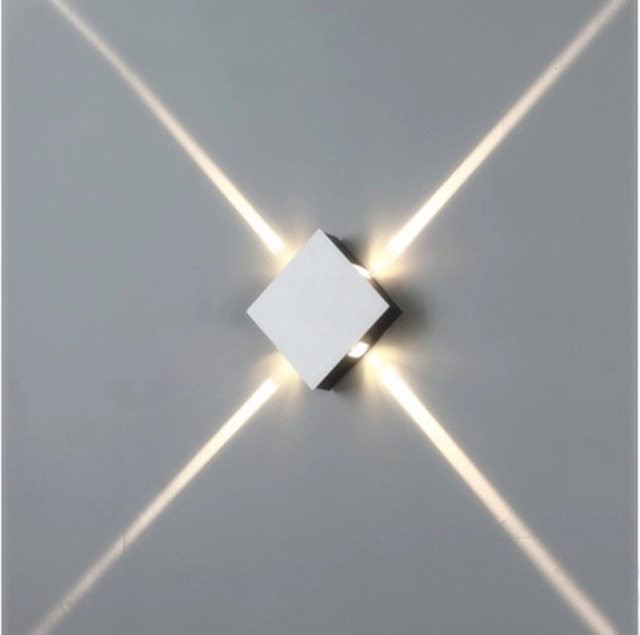 4 Narrow Beam Spot Lights Led Wall Lighting Effect Light Rectangle