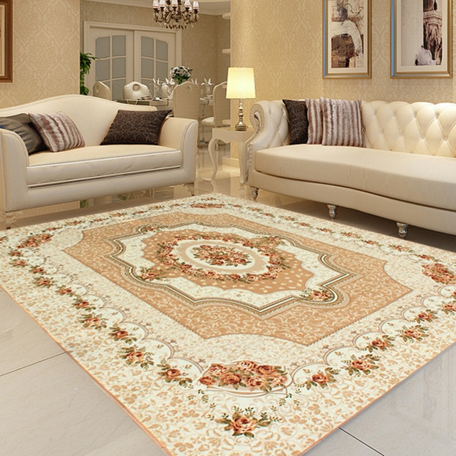 Honlaker 200x240CM Carpet Living Room Large Classic European Rugs