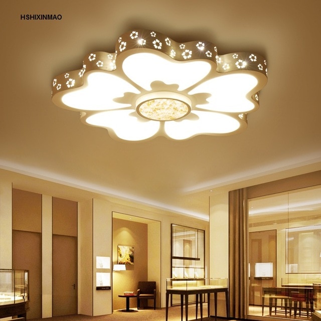 Ultra thin new flower style living room ceiling lamp modern simple