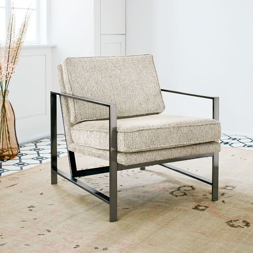 Metal Frame Upholstered Chair | west elm