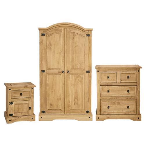 3 Piece Corona Pine Bedroom Set | CP Furniture Sales