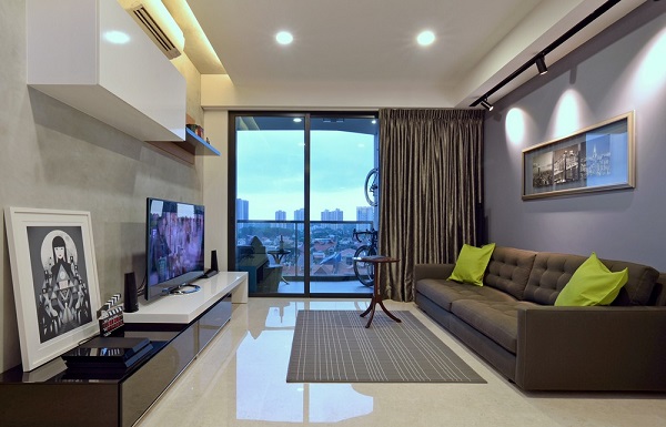 Modern Apartment Design in Singapore | Home Design, Garden