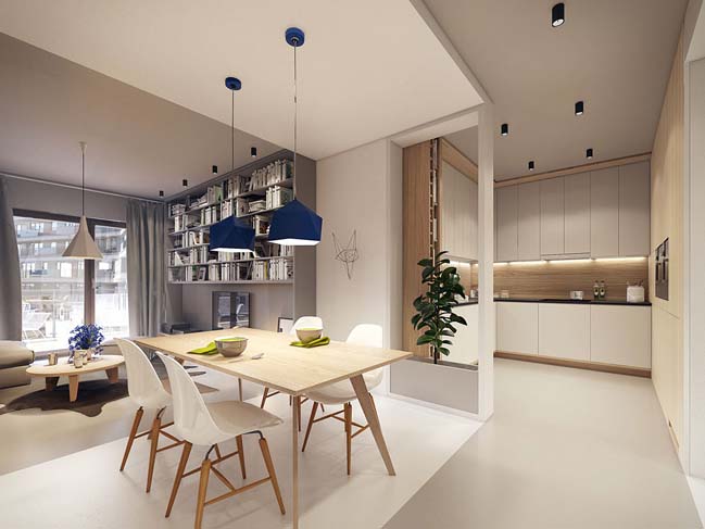 Modern apartment design by PLASTE[R]LINA