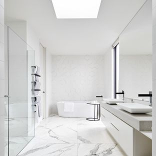 Black And White Modern Bathroom Ideas | Houzz