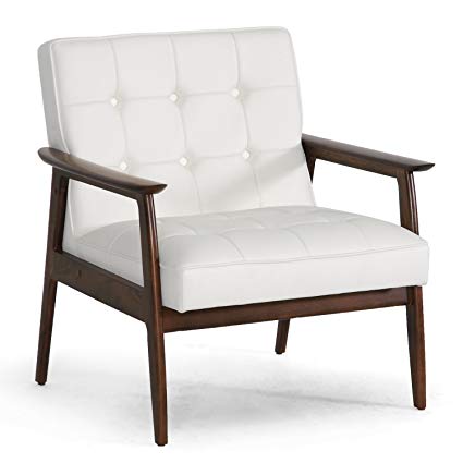 Amazon.com: Baxton Studio Stratham Mid-Century Modern Club Chair