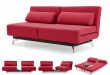 Red Modern Sleeper Sofa | Apollo Red Futon Couch | The Futon Shop