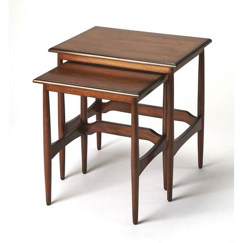 Butler Specialty Company Bryant Mid Century Modern Nesting Tables