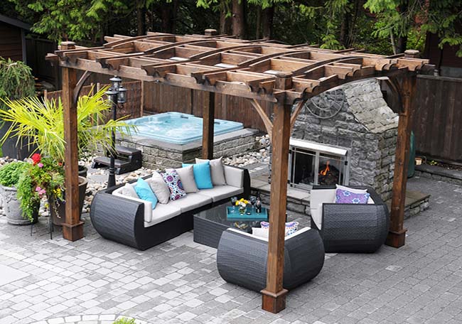 Arched Pergola Kits 10x12 - Outdoor Living Today