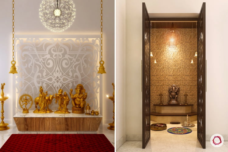 Pooja Room Designs That Shine Through and Look Brilliant