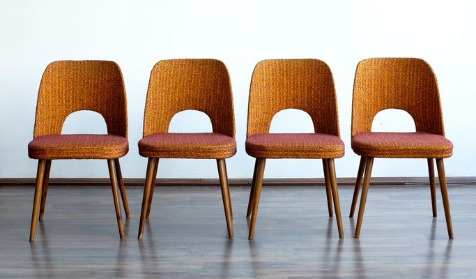 Vintage Dining Chairs by Oswald Haerdtl for Thonet, Set of 4 for