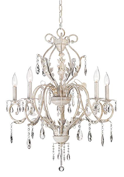 Shabby Chic Chandelier Adds Ambiance to
Your Room