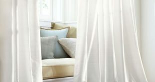 Dupioni Silk Pole-Pocket Curtain - Brownstone | Pottery Barn